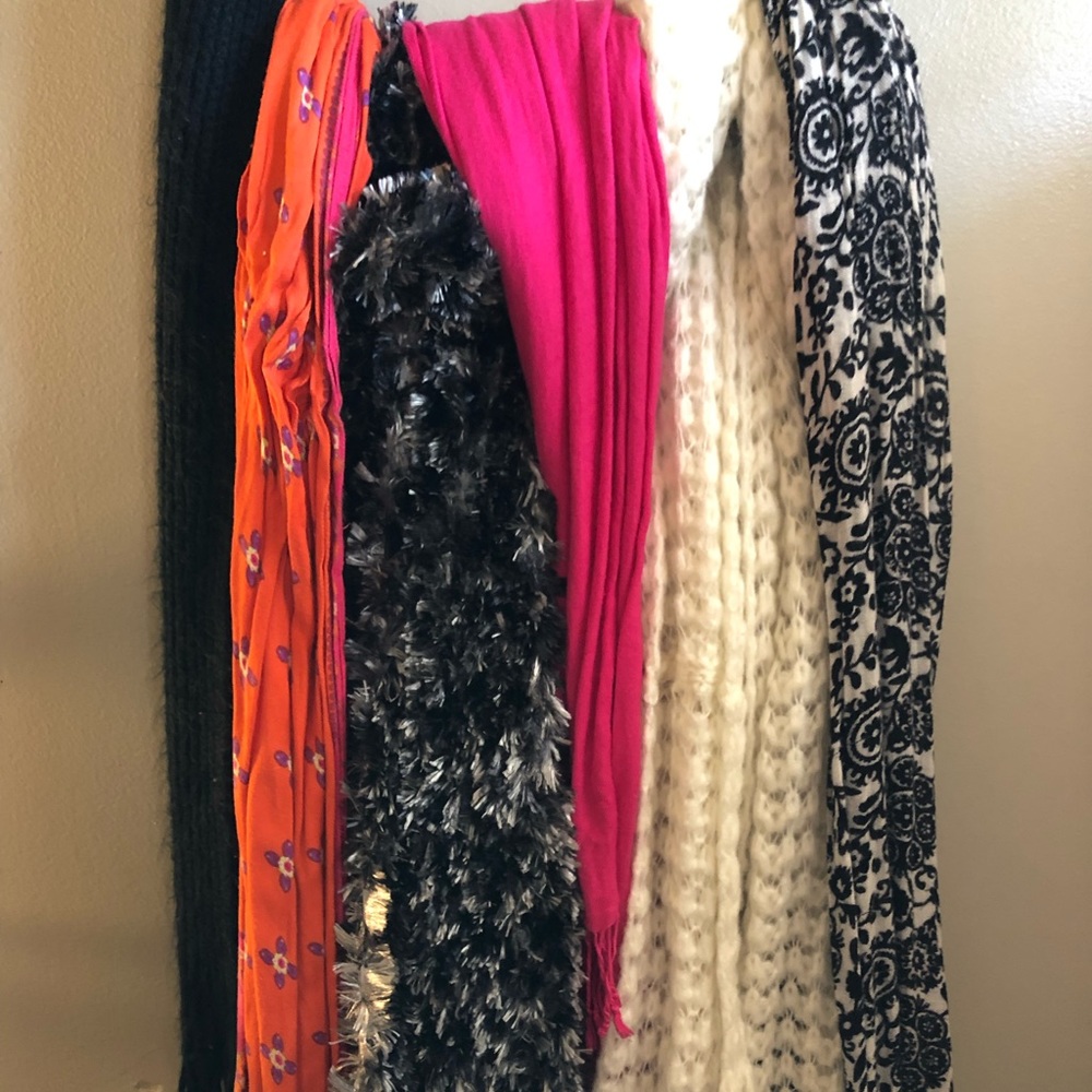 6 scarves!
